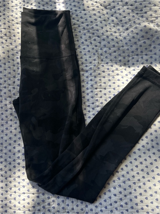 lululemon athletica Pants - lululemon athletica Black Camo High-Rise Leggings 28”